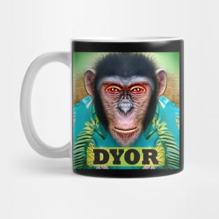 DYOR Bored NFT Community Ape Syndrome Mug